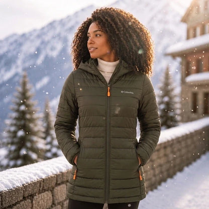 Chaqueta Columbia Powder Lite - Capucha removible