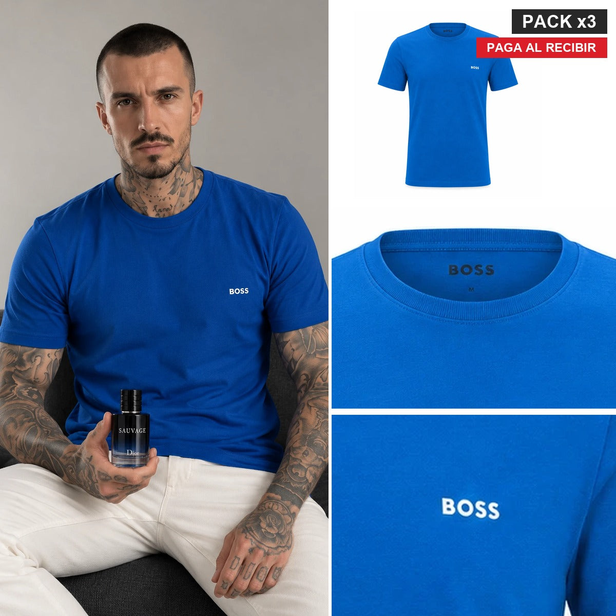 PACK VIP x3 Básicas Premium + Perfume Sauvage Dior